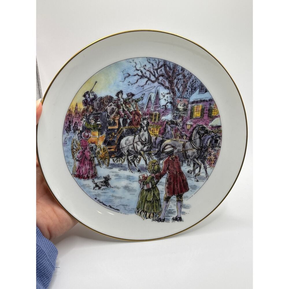 Christmas In America By William Plummer Plate